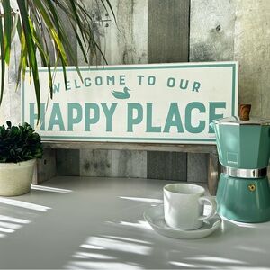 🌴Welcoming Wall Art ‘ Welcome to our HAPPY PLACE’